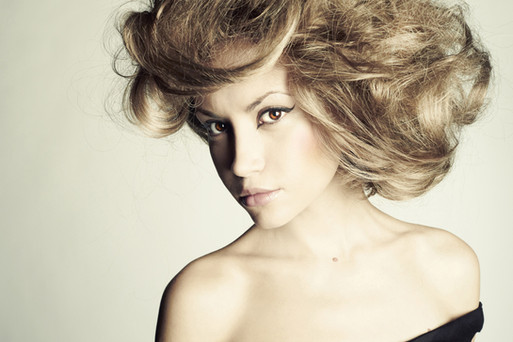 Woman with Magnificent Hair