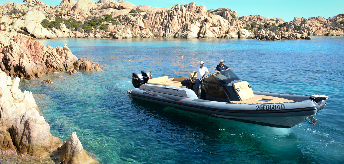 Noleggio imbarcazioni semirigide di lusso in Sardegna
