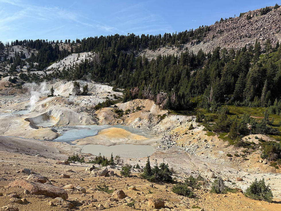 Artist’s Statement: "Evaporative Moment" was taken at the Bumpass Hell area at Lassen Volcanic National Park in northern California. Bumpass Hell is the largest hydrothermal area within the park, with the roiling steam from vents in the earth’s surface resembling rising incense from a thurible at Mass. The photograph was taken using a Nikon D5600 camera.