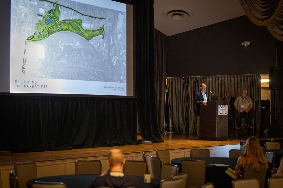 Andrew Franke presenting at 2026 Central States ASLA Conference