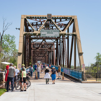 Historic Chain of Rocks Bridge in Saint Louis, MO