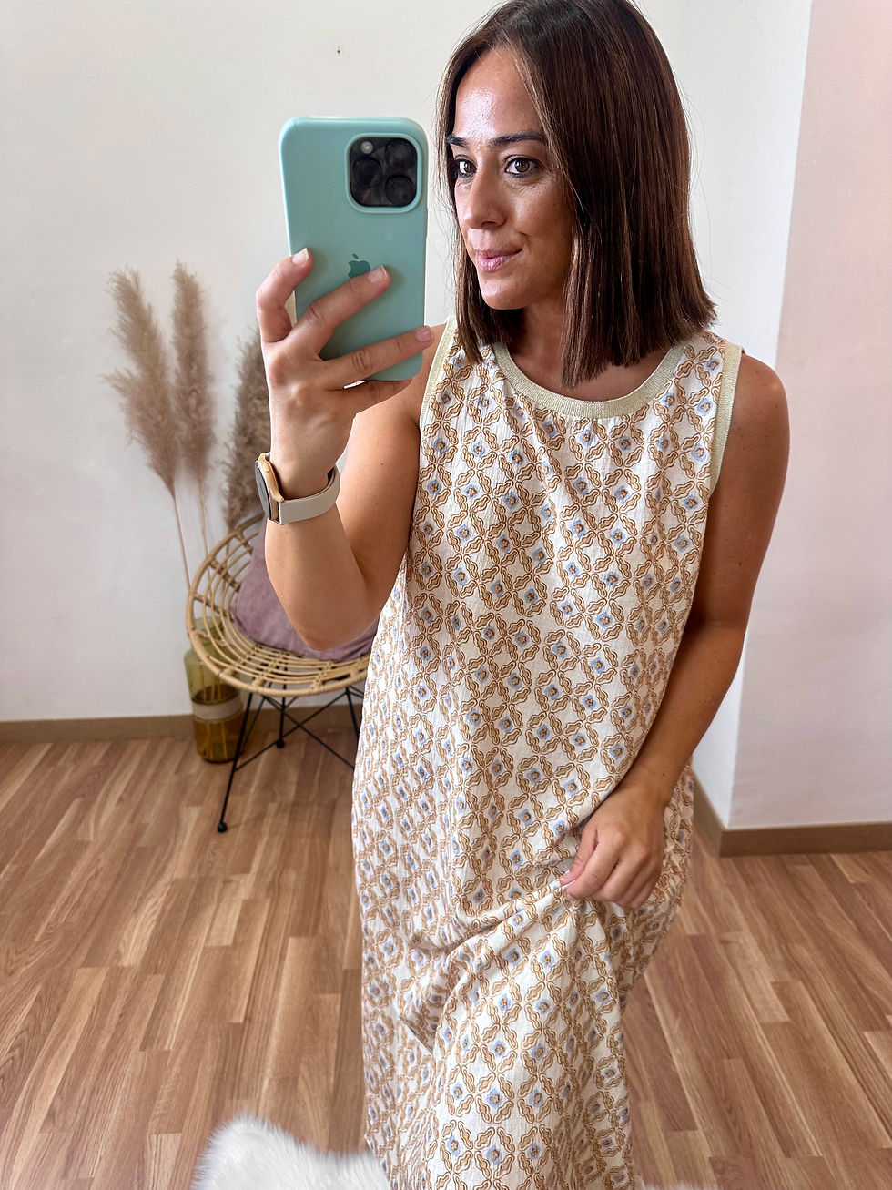 Miniatura: Vestido Senia beige