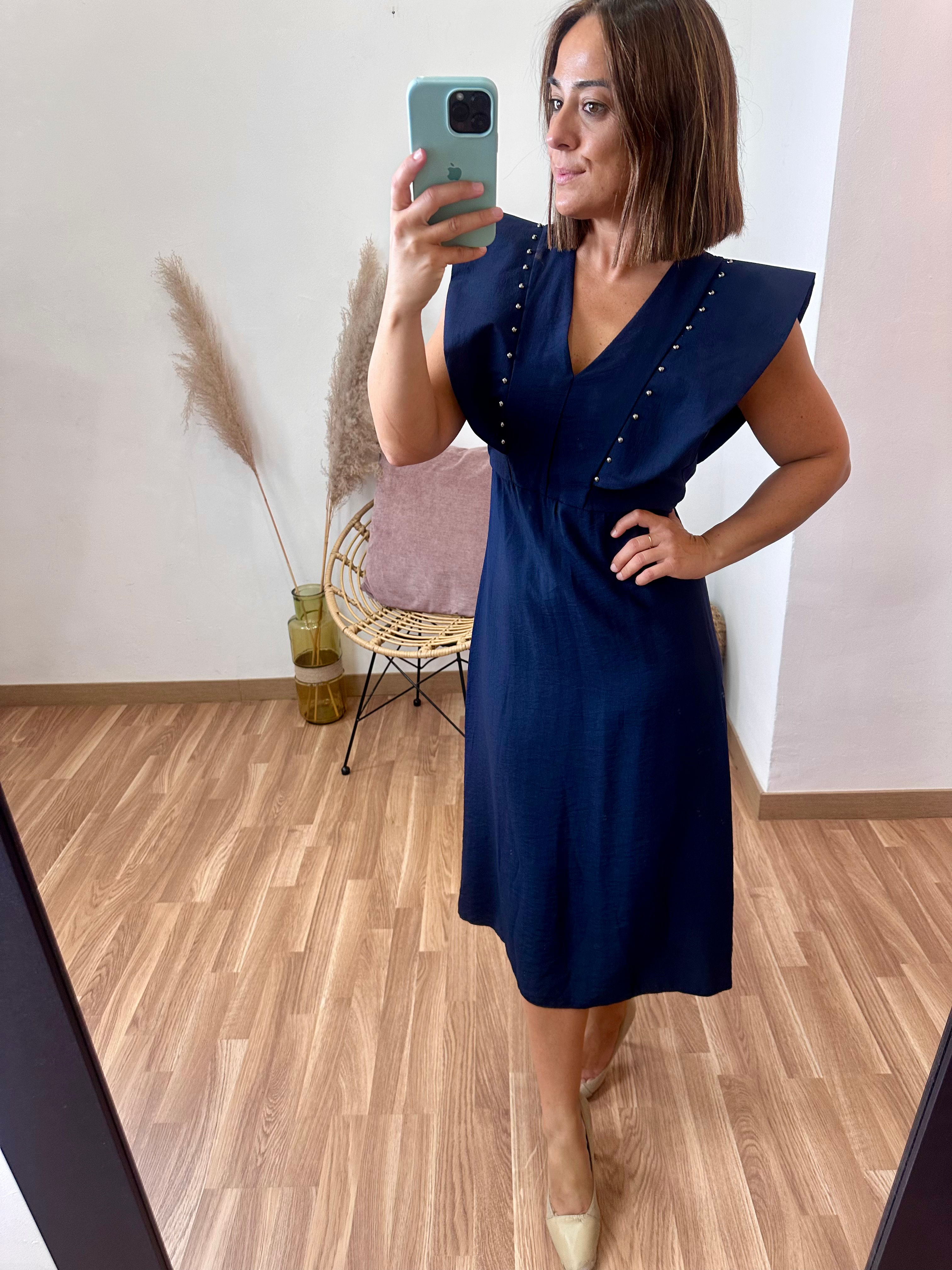 Vestido Viena marino