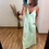 Miniatura: Vestido Cala dorada verde