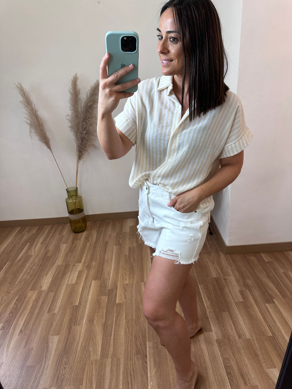 Miniatura: Camisa marinero beige