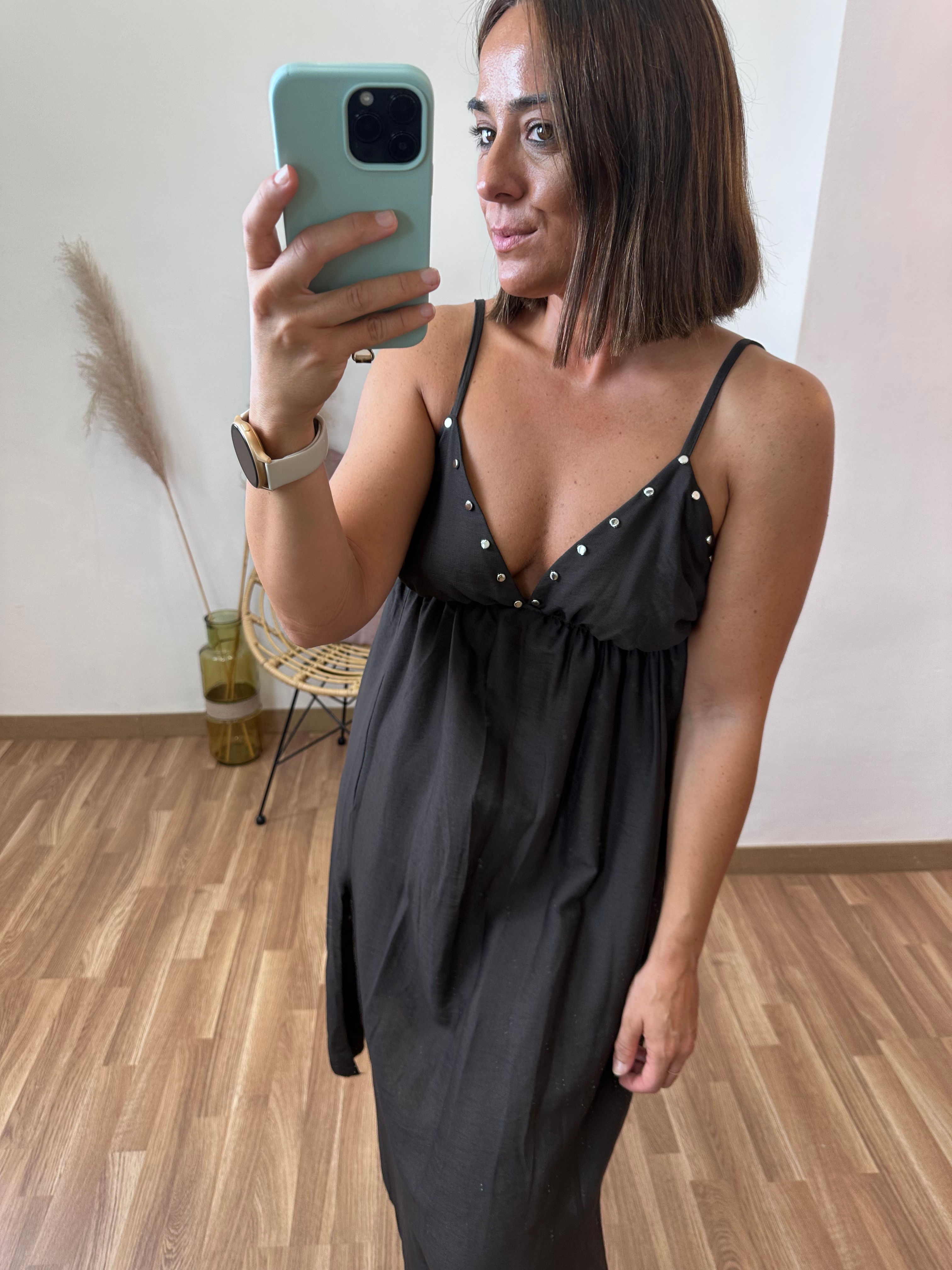 Vestido Menorca chocolate