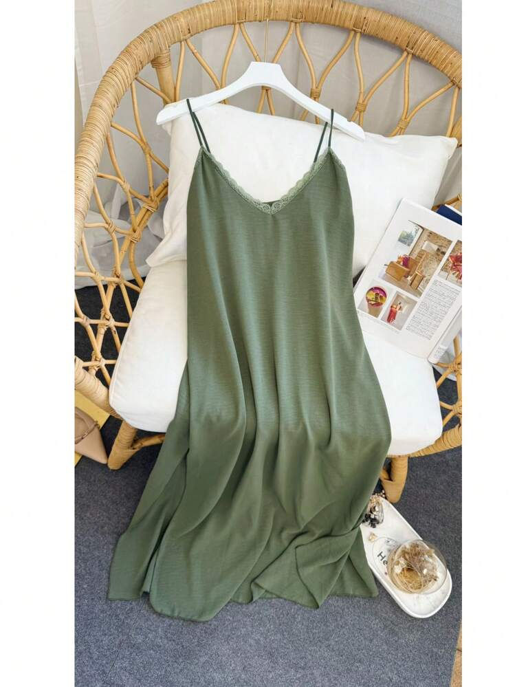 Vestido Lencero kaki