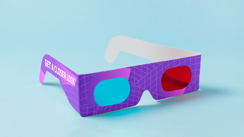 3D Glasses Mockup 2