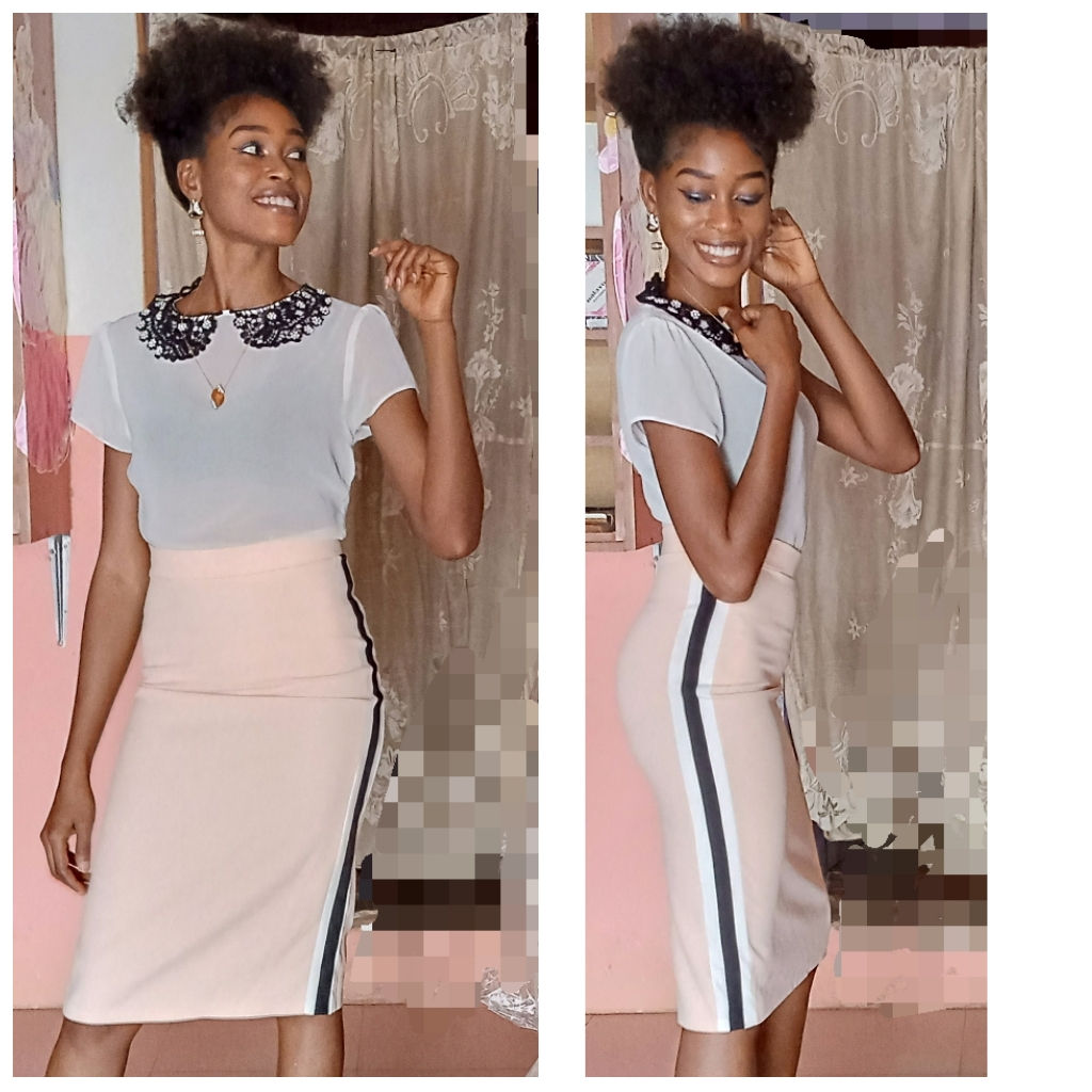 AIRPORT turkey skirt (peach )