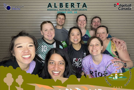 2025 Dodgeball Alberta Board of Directors at Provincials