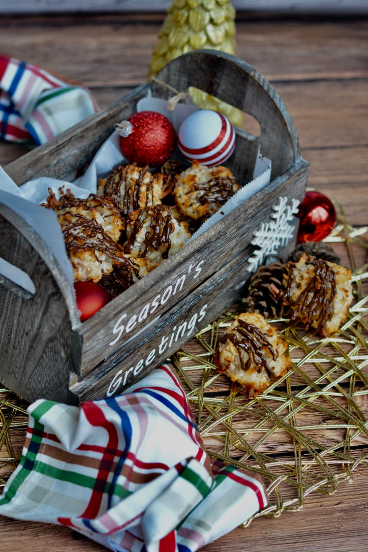 Raspberry and Coconut Macaroons
