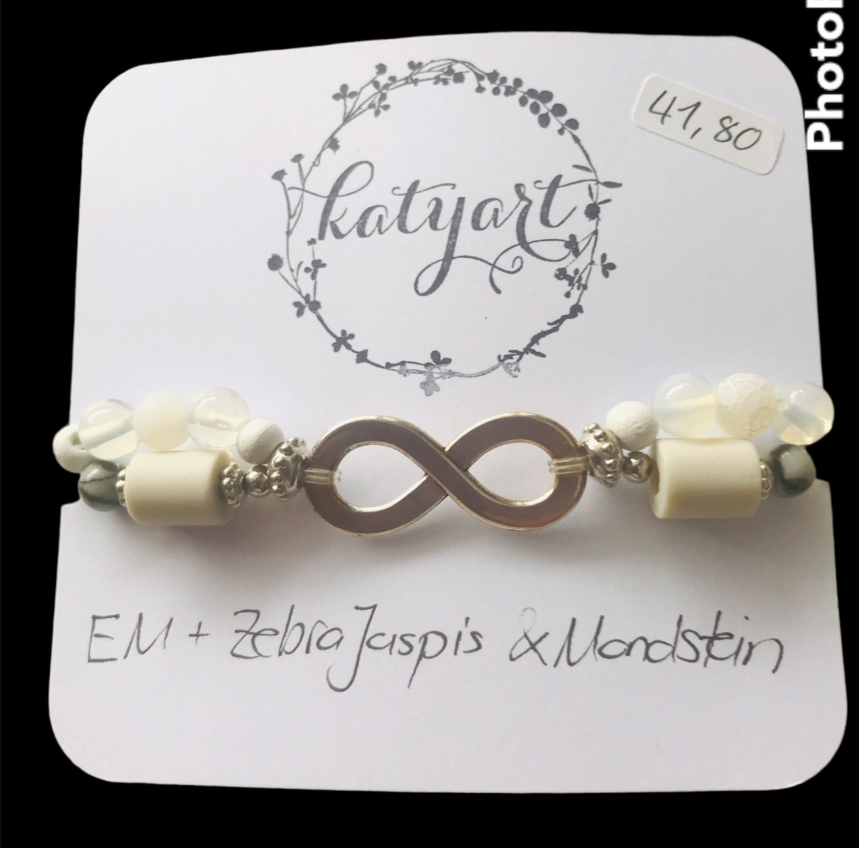 EM-Armband mit Edelsteinen , doppelt