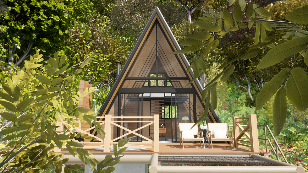 Cabanas imersas no Cerrado
