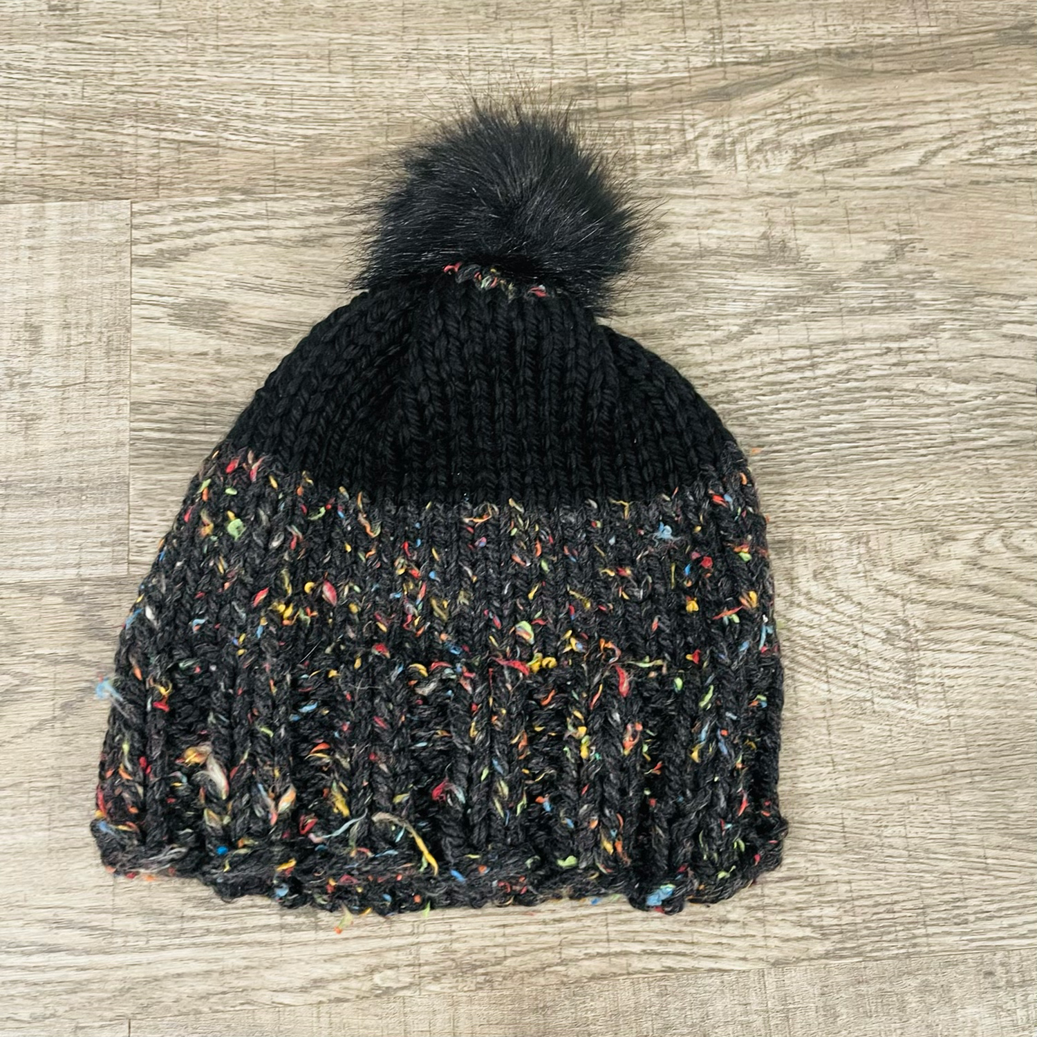 Confetti Knit Pom PomHat