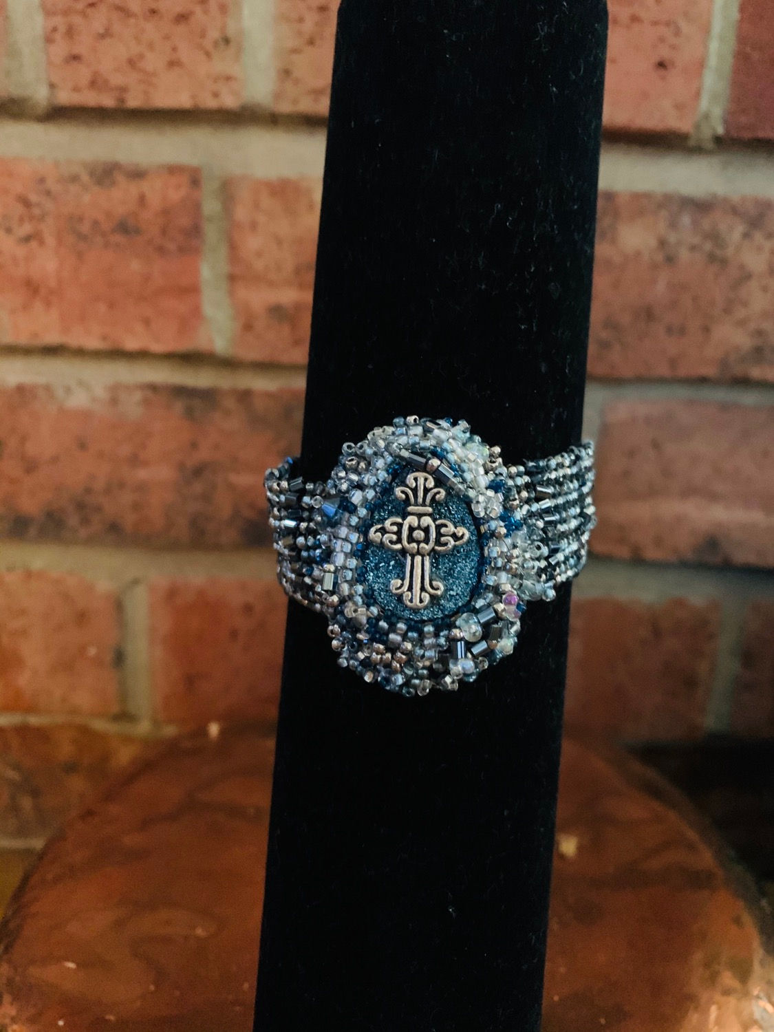 Royal Blue Cross bracelet