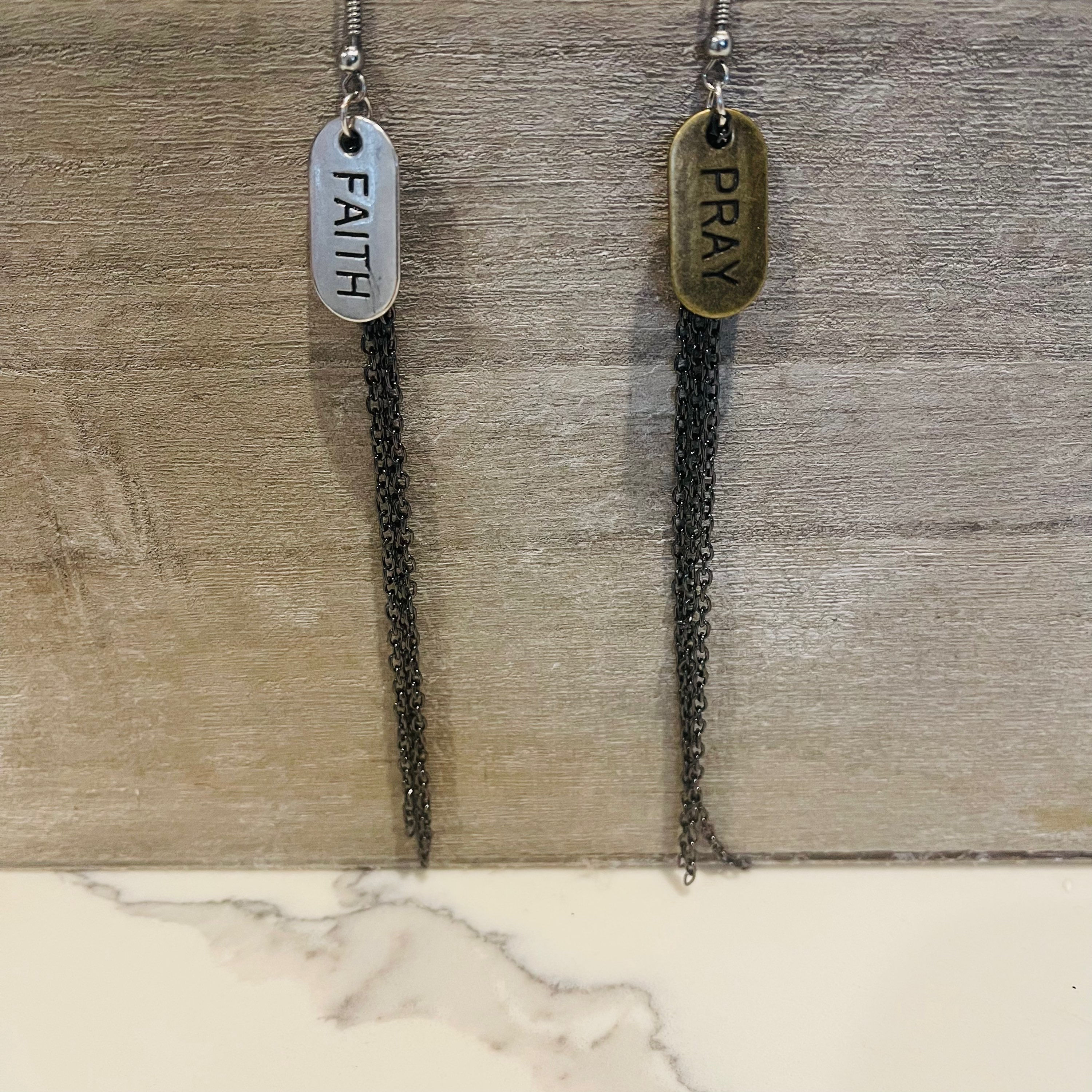 Pray Faith Earrings