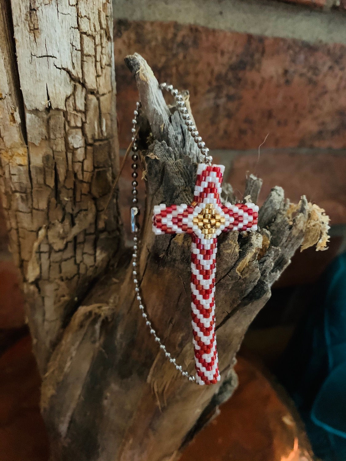 Hand beaded bracelet