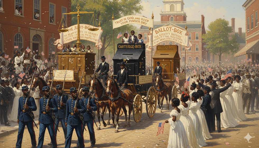 Ai Re-creation of floats in the parade