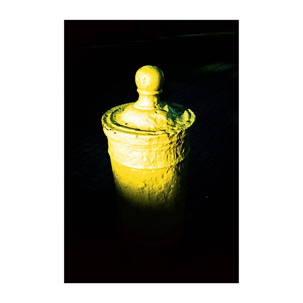 The Yellow Bollard, by Robo Melo, Melomography