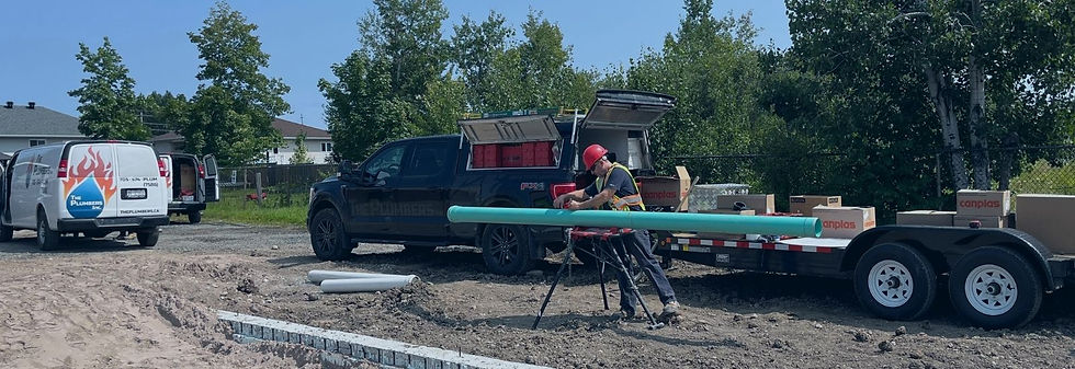 plumbing technician working outside in Sault Ste Marie