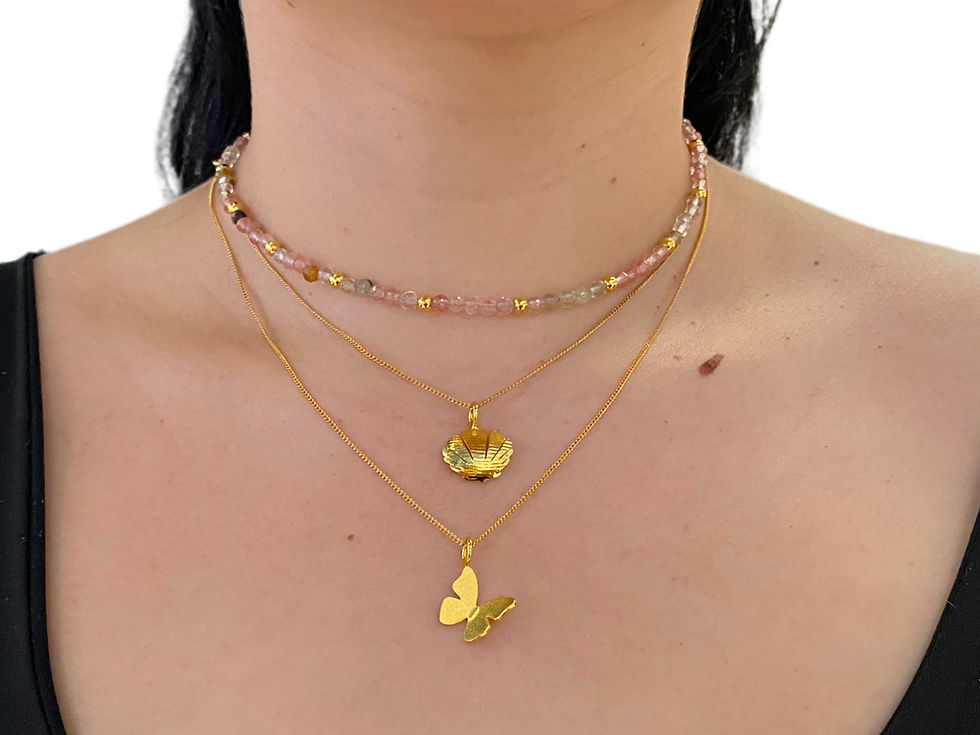 Miniatura: Collar Cuarzo Cherry