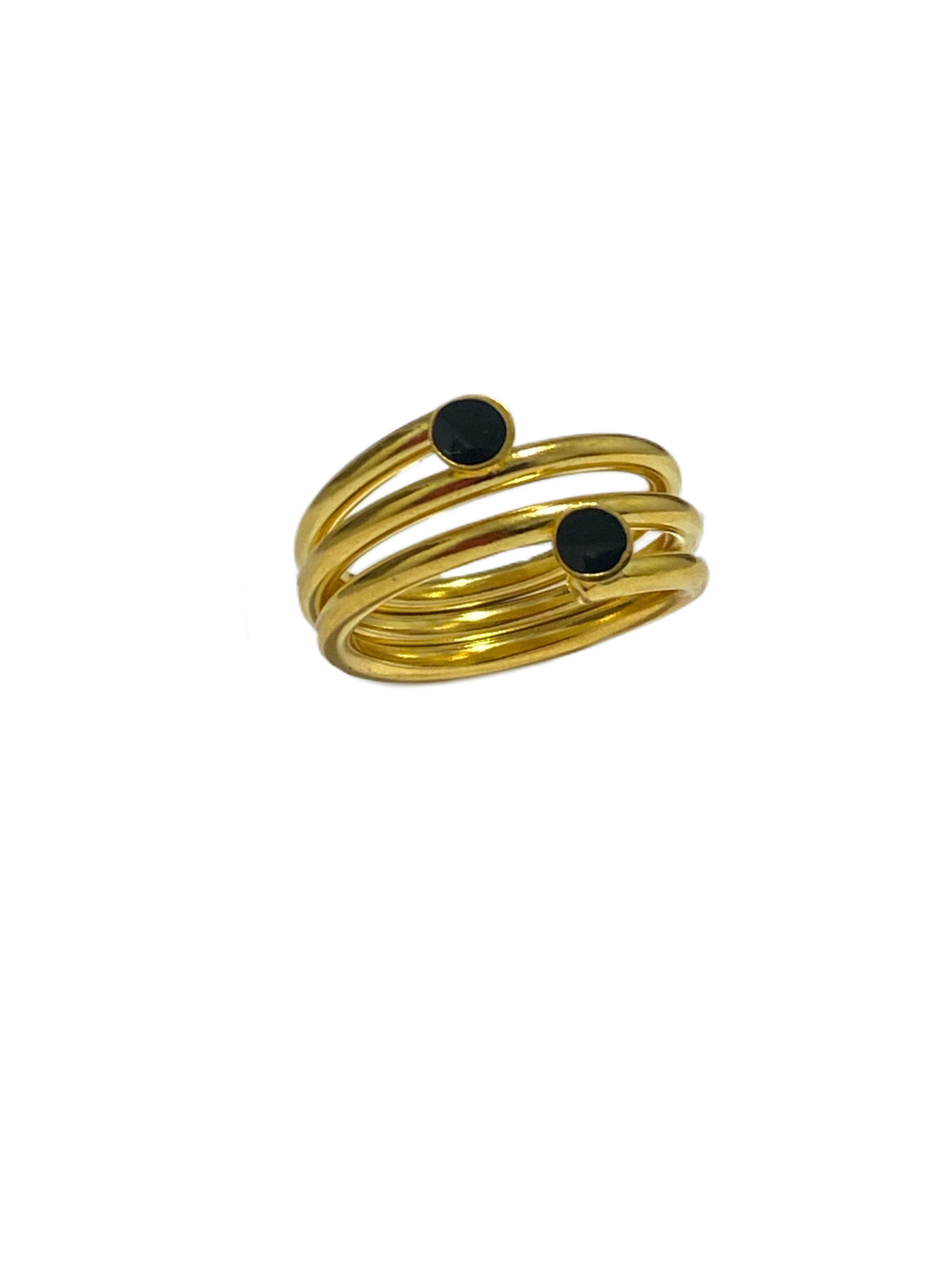 Anillo Espiral Esmaltado