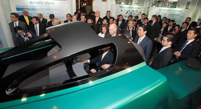 Exhibition of Driving Simulator of Shink