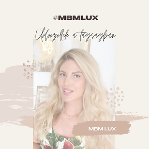 Üdvözöllek az MbM Lux tagságban! 