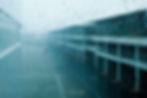 Rain-covered glass during storm.