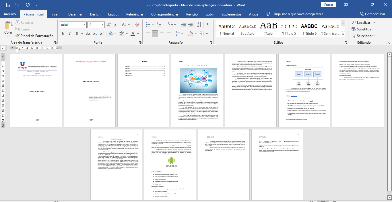 Projeto Integrado CST em Análise e desenvolvimento de sistemas