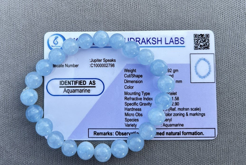 Aquamarine Bracelet