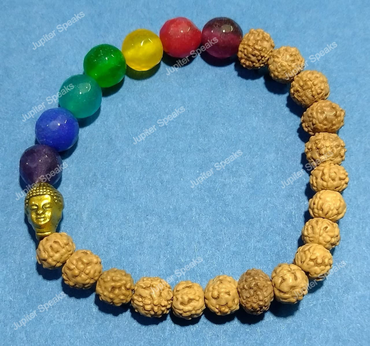 7 Chakra Rudraksha Bracelet