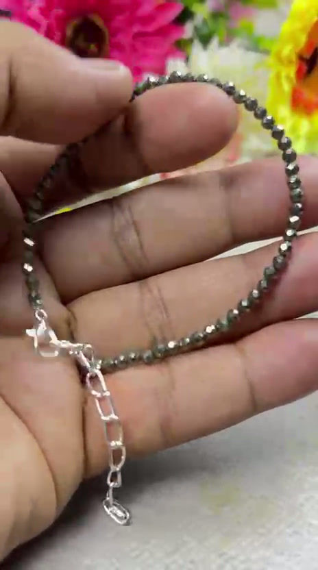 Thumbnail: Premium Raw Pyrite Anklet Lab Certified Video