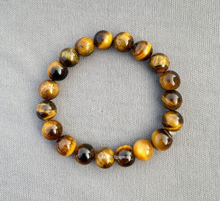 Thumbnail: Tiger Eye Bracelet 10MM Grade AAA Unisex