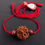 Thumbnail: 5 Mukhi Nepali Rudraksha Pendant With Red Sandalwood Beads