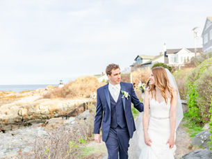 Nora & Chris: Intimate Ogunquit, Maine Wedding at the Heartwell House and marginal way. 