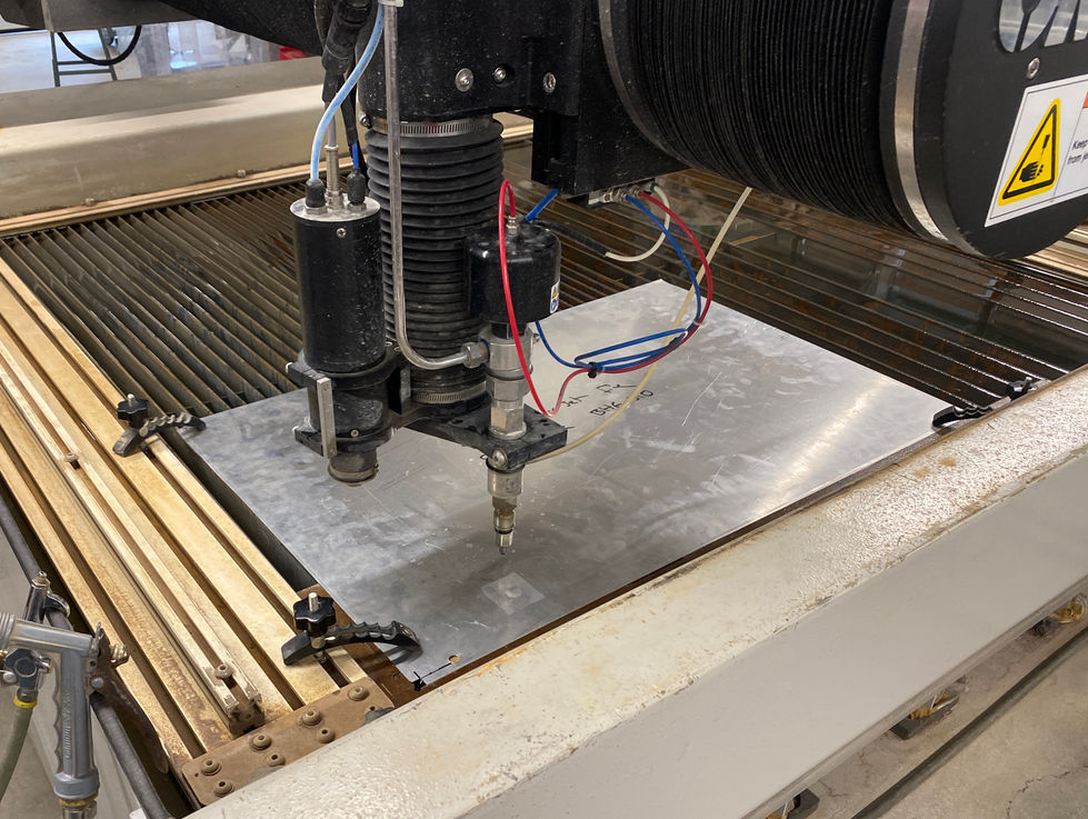 Waterjet the 3rd row seat base