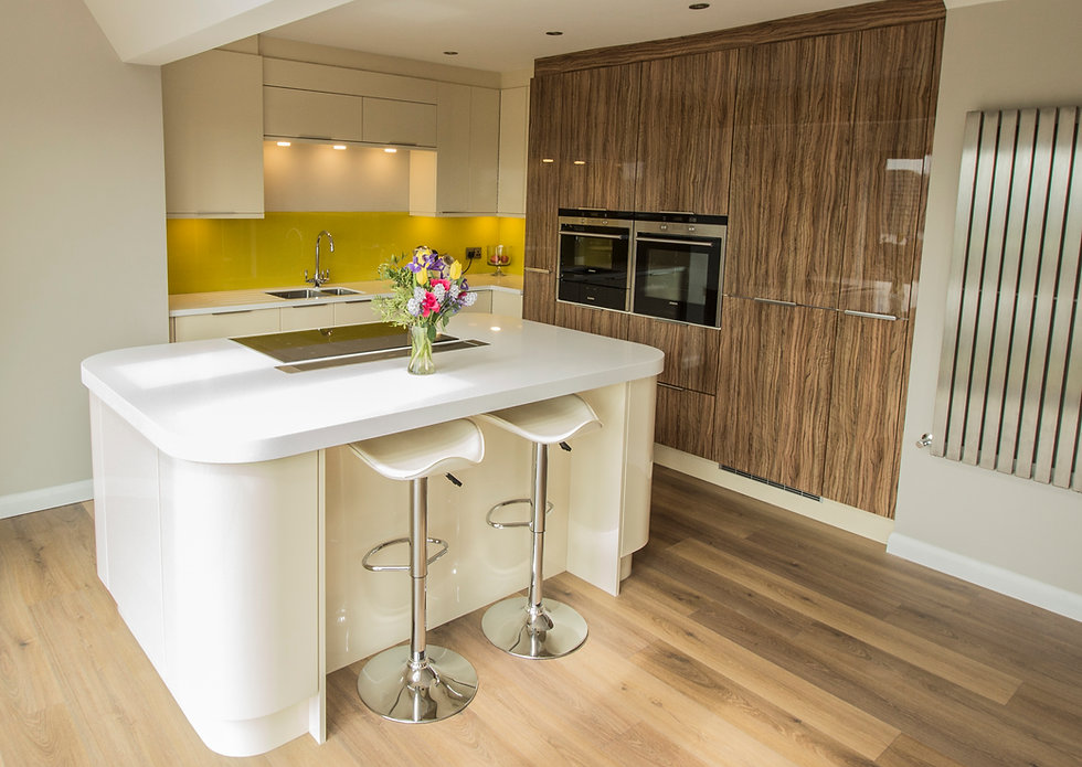 Gloss Wood Kitchen