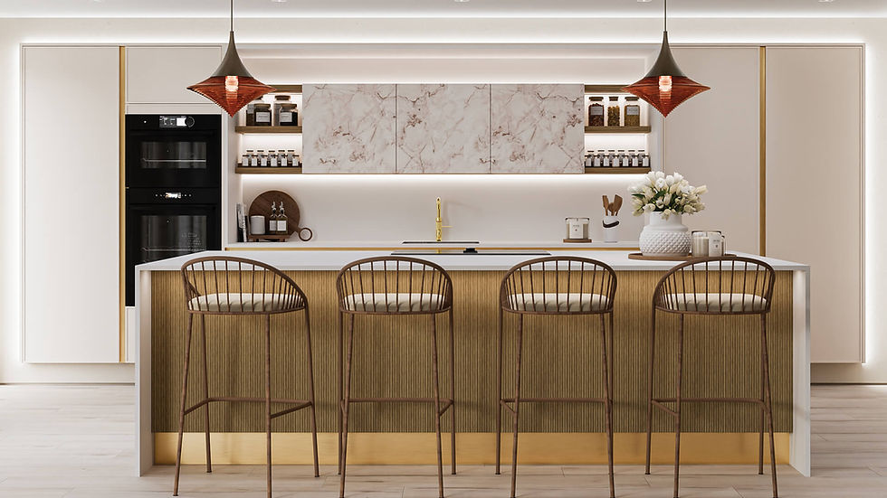 Laurence Llewelyn Bowen-Cashmere kitchen-wide shot