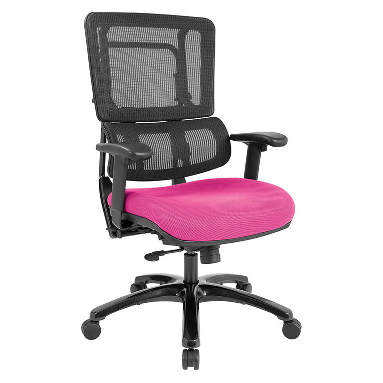 Thumbnail: Office Star White Pro X Chair Heavy Duty Aluminum Base