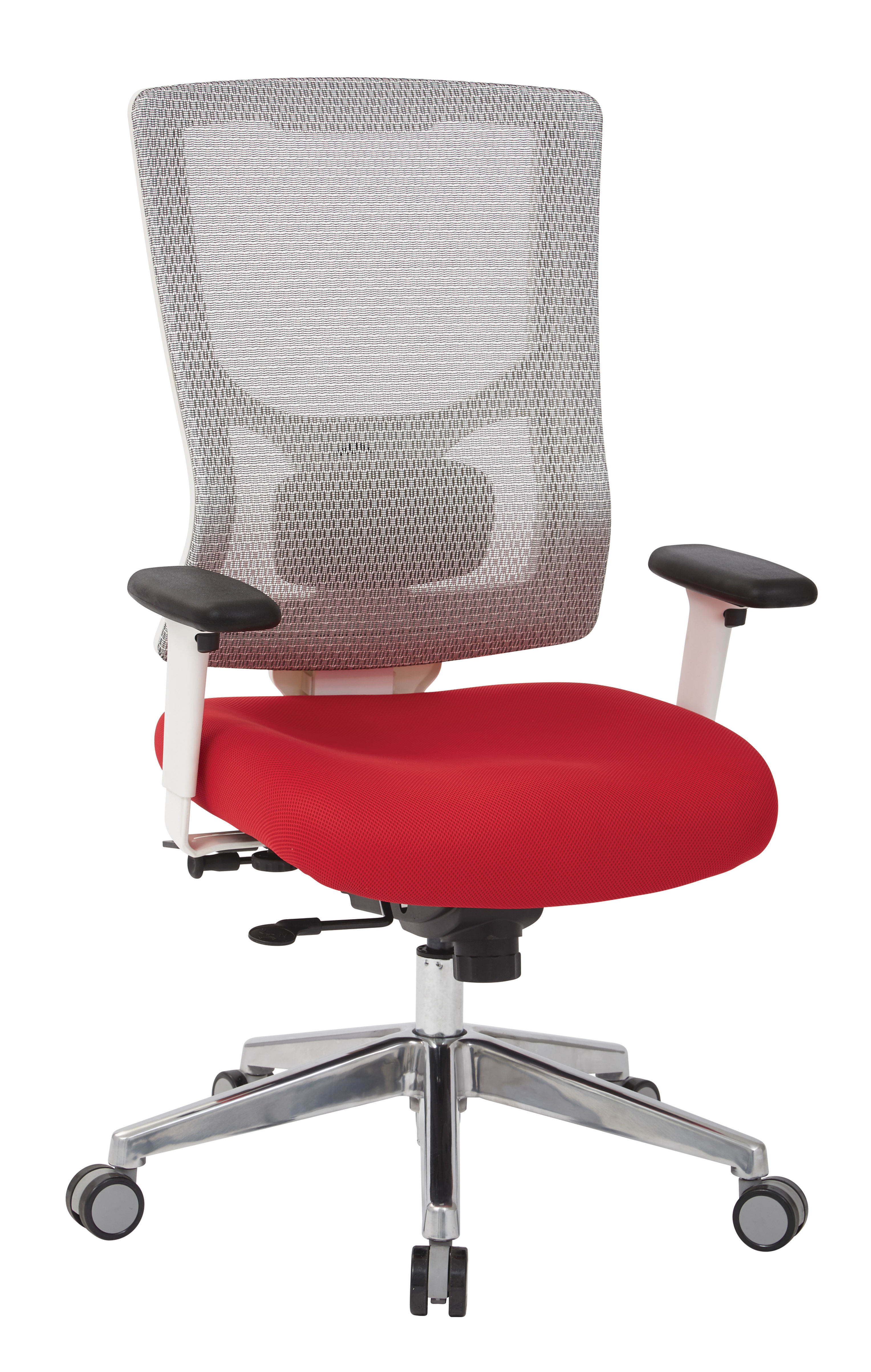 ProGrid® White Mesh Mid Back Chair
