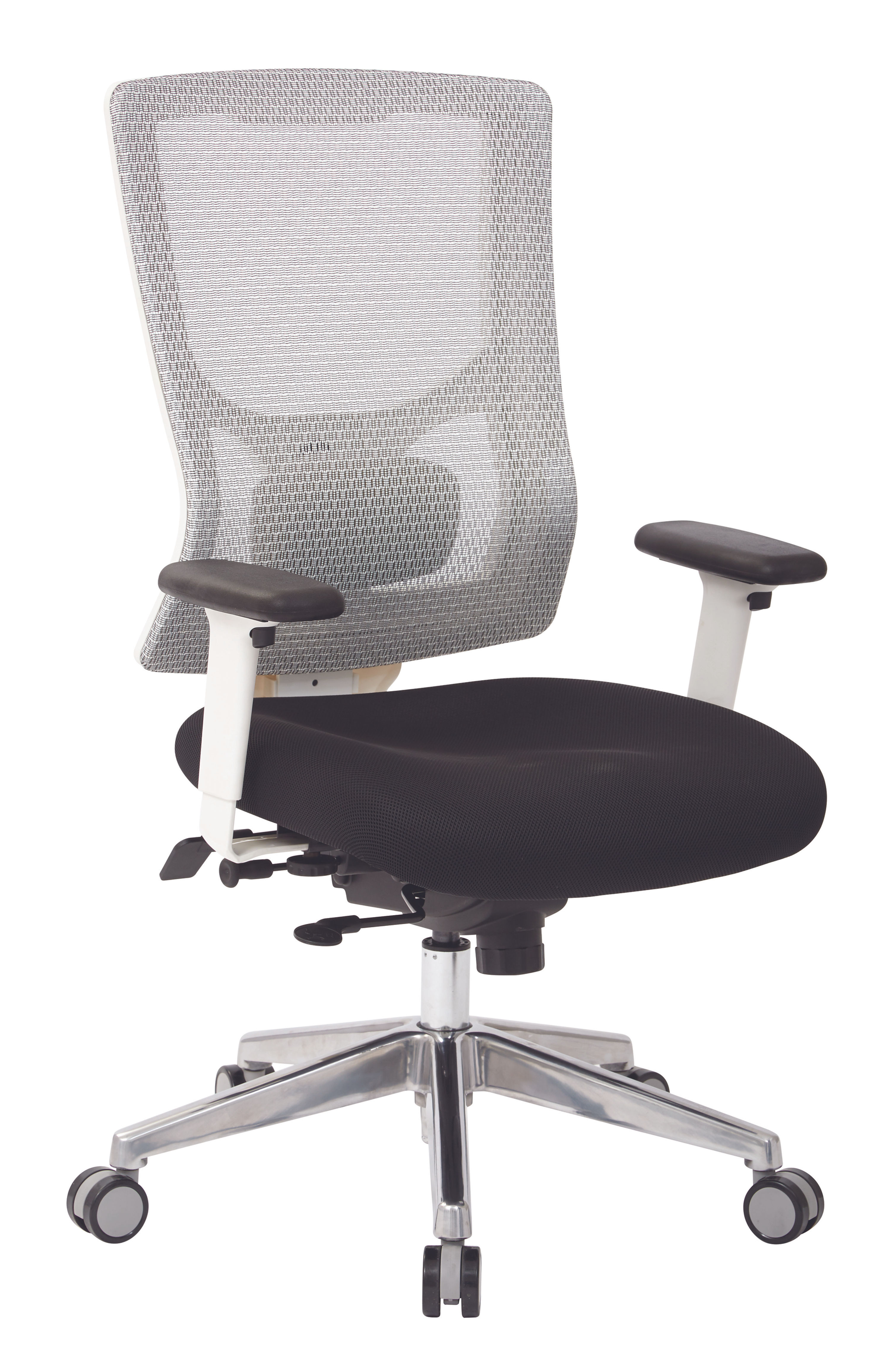 ProGrid® White Mesh Mid Back Chair