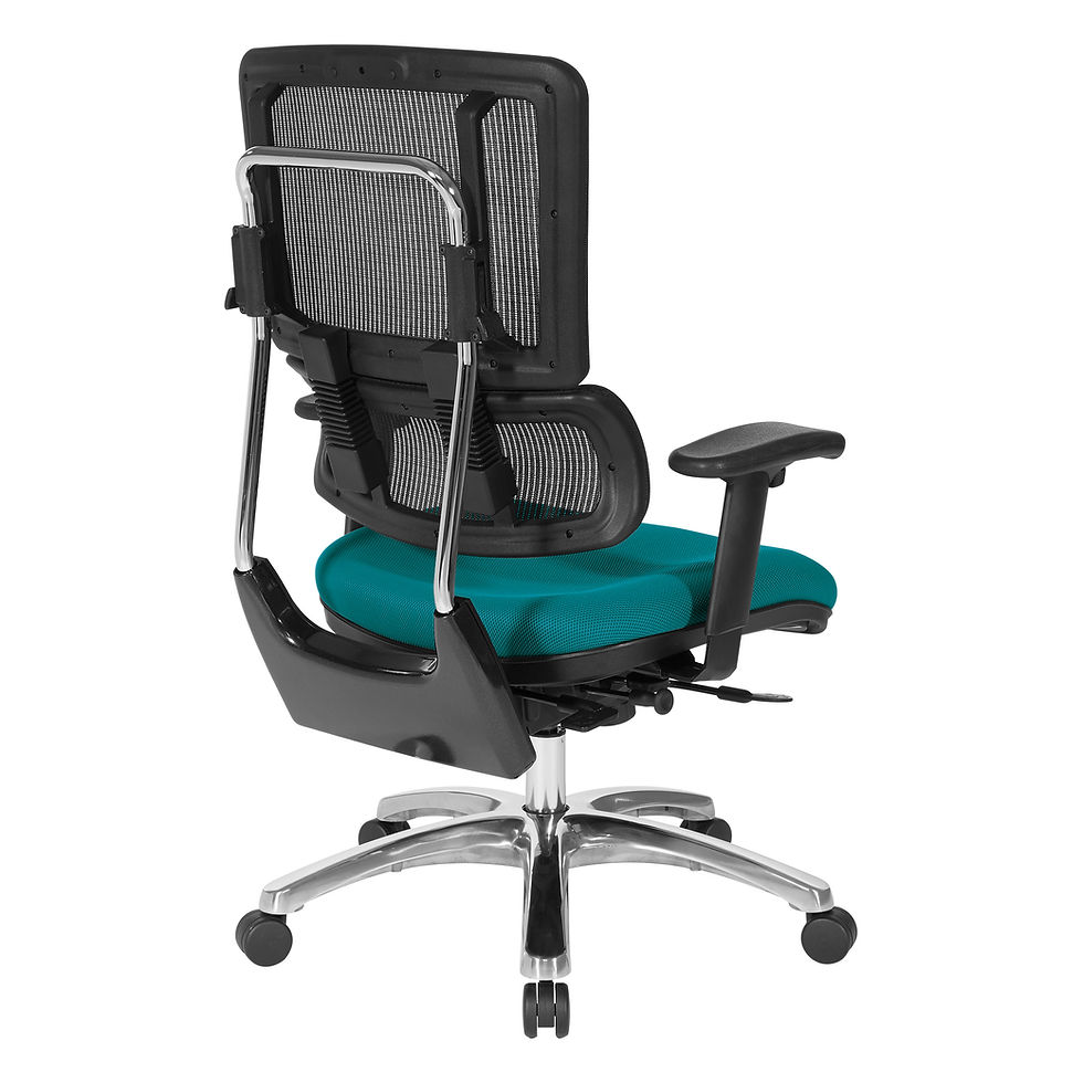 Thumbnail: Vertical Black Mesh Back Chair