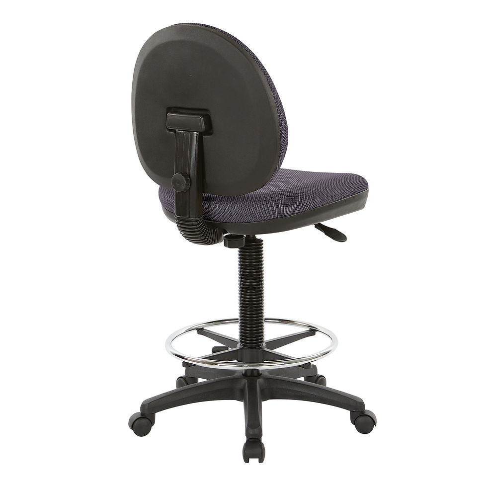 Thumbnail: Sculptured Seat and Back Drafting Chair