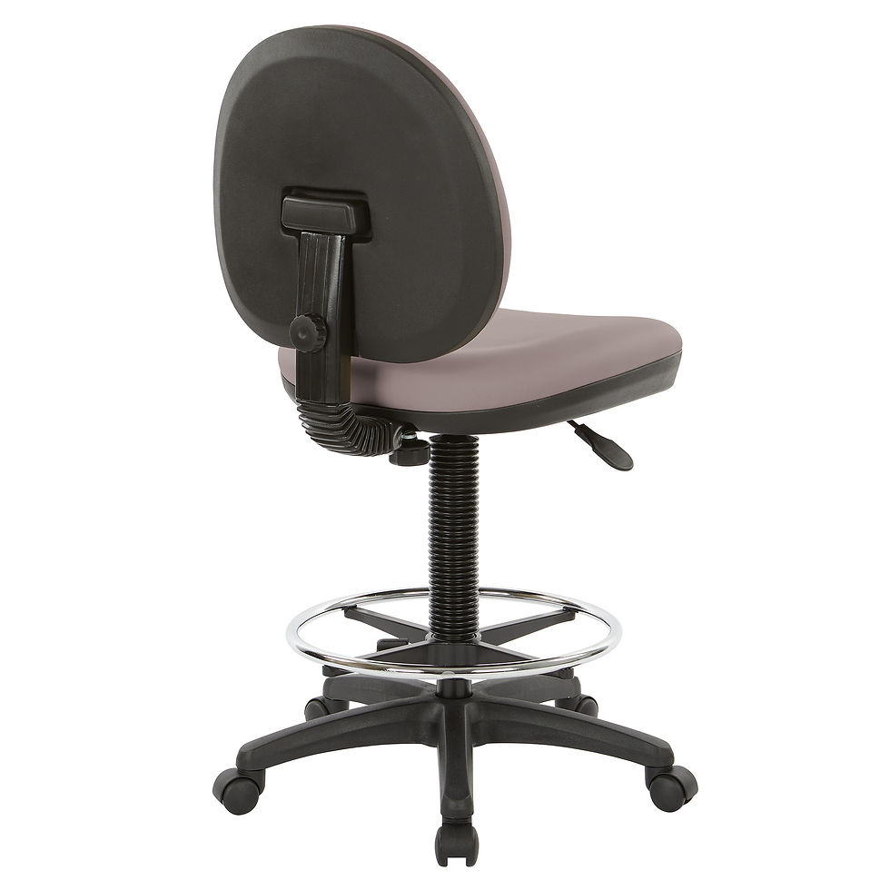 Thumbnail: Sculptured Seat and Back Drafting Chair