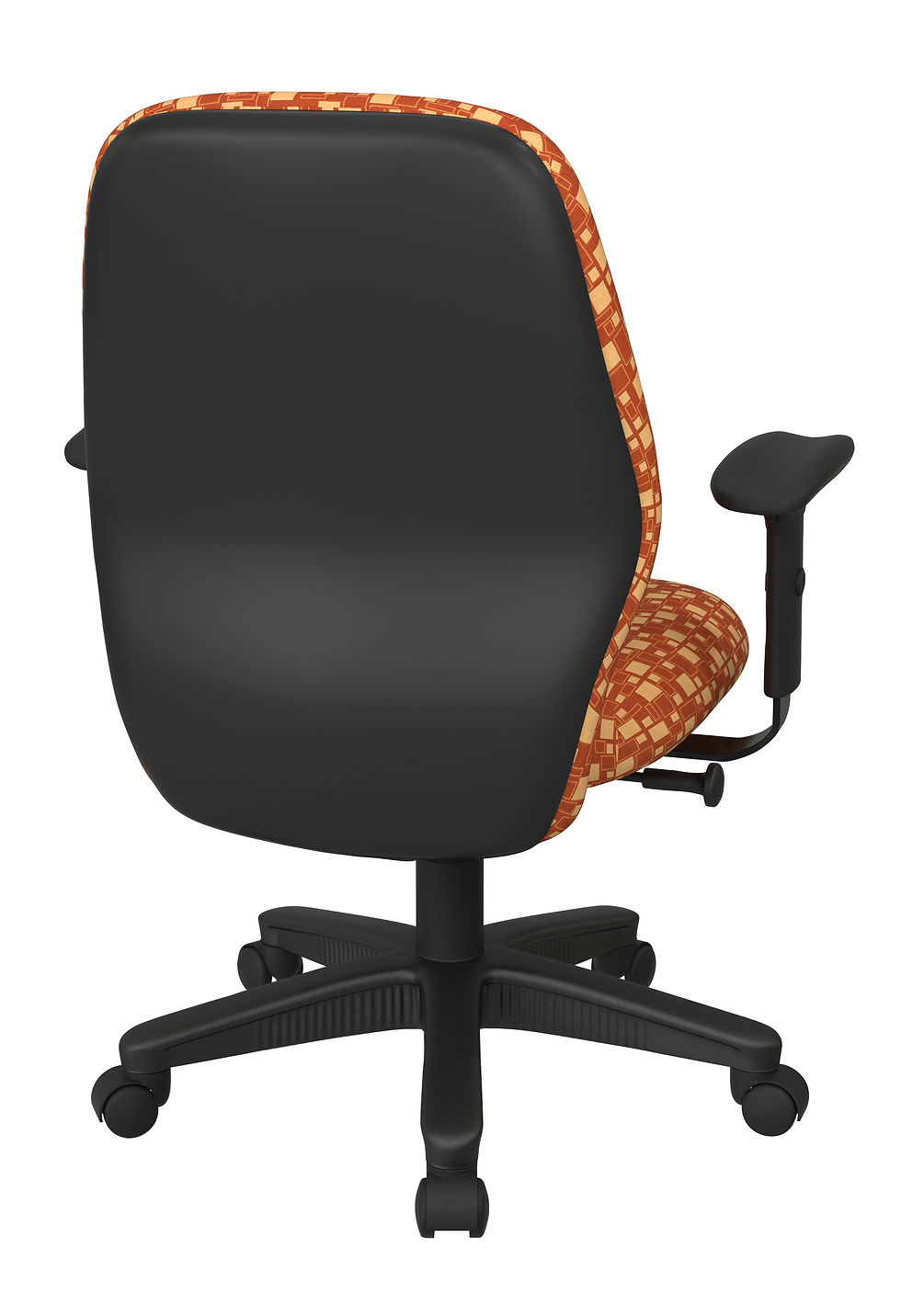 Thumbnail: Mid Back 2-to-1 synchro Tilt Chair with 2 -Way Adjustable Soft padded Arms