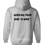 Thumbnail: Comfortabele hoodie met de grappige tekst Working From Nine tot Wine
