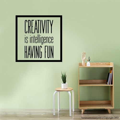 Thumbnail: Inspirational & Wise quotes Creativity Wall Decals