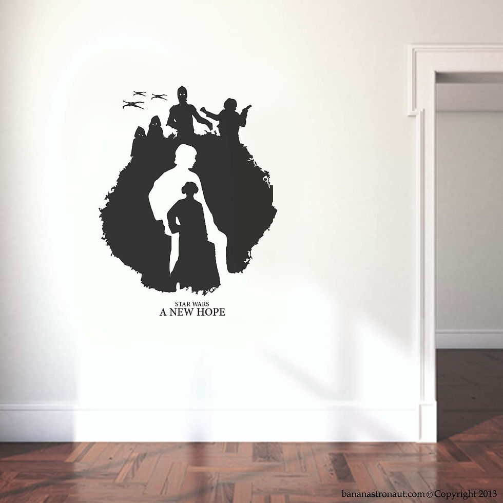 Thumbnail: Star Wars Wall Decal star wars A New Hope