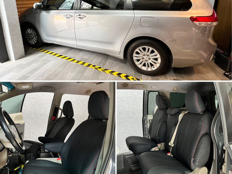 #Sienna椅套 #Sienna汽車椅套   #全包式椅套 #合成皮材質 #客製化椅套